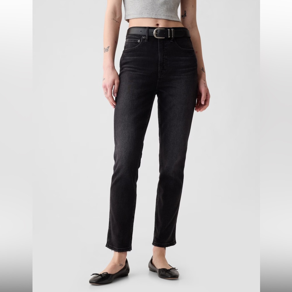 Gap Black Vintage Slim Sky High Jeans size 4/27R